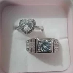 2025 latest lovers ring love witness boyfriend and girlfriend wedding anniversary gift students love adjustable ring