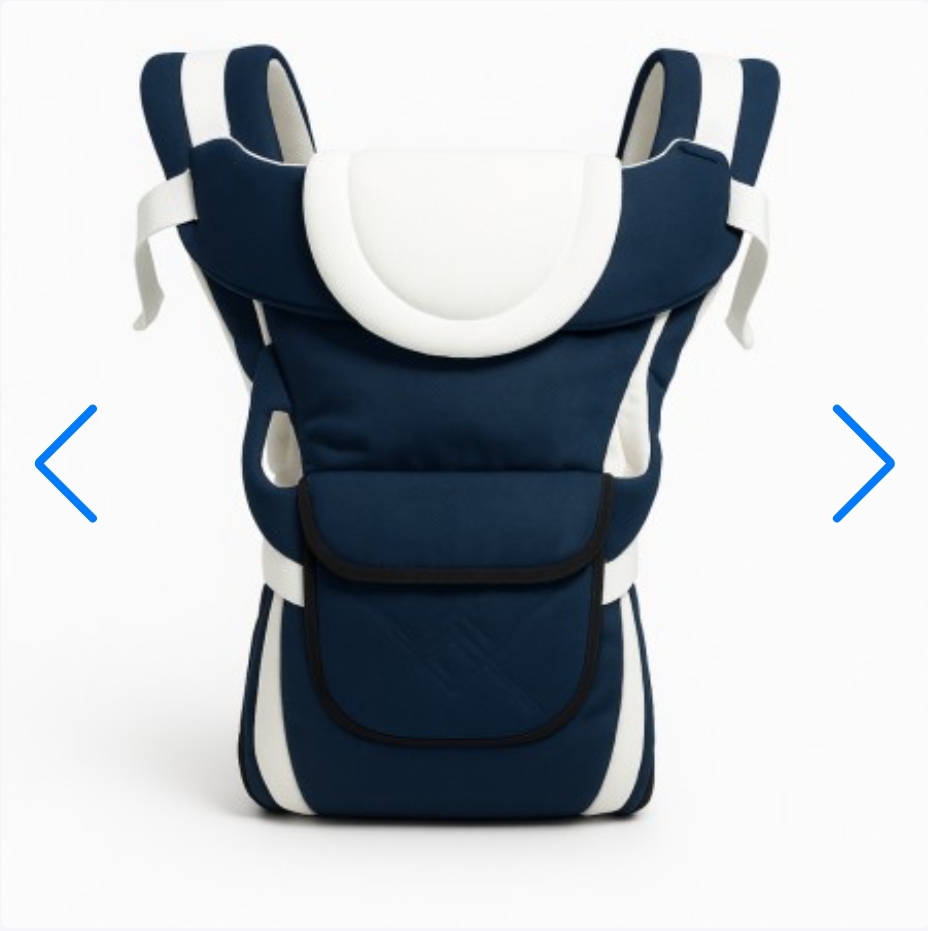 Baby Crying Bag Black White