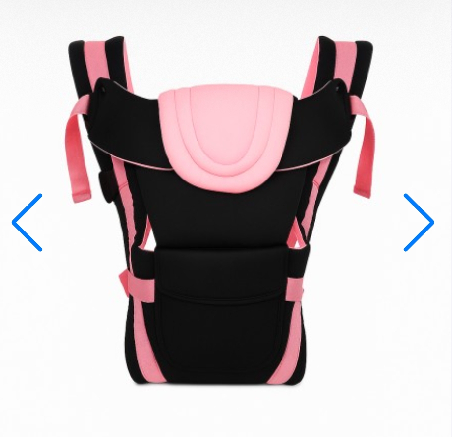 Baby Crying Bag Black Pink